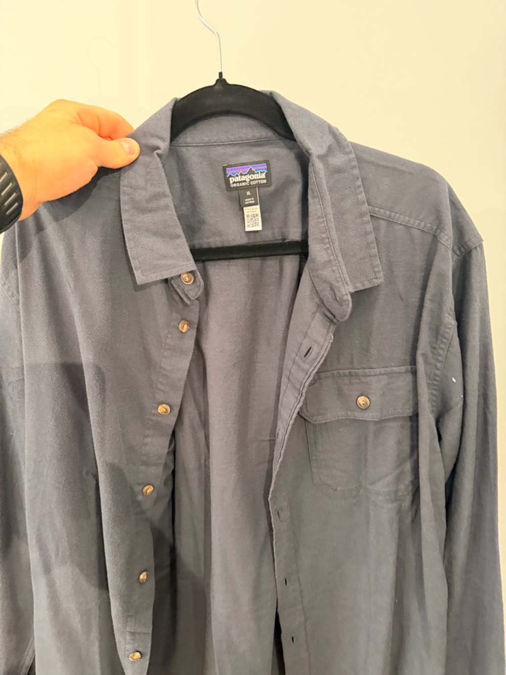 Patagonia Men's Lightweight Button-Up Shirt Jacket - Charcoal Gray